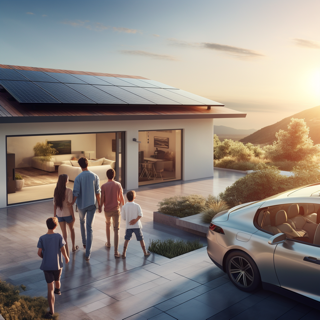 autoconsommation solaire et famille