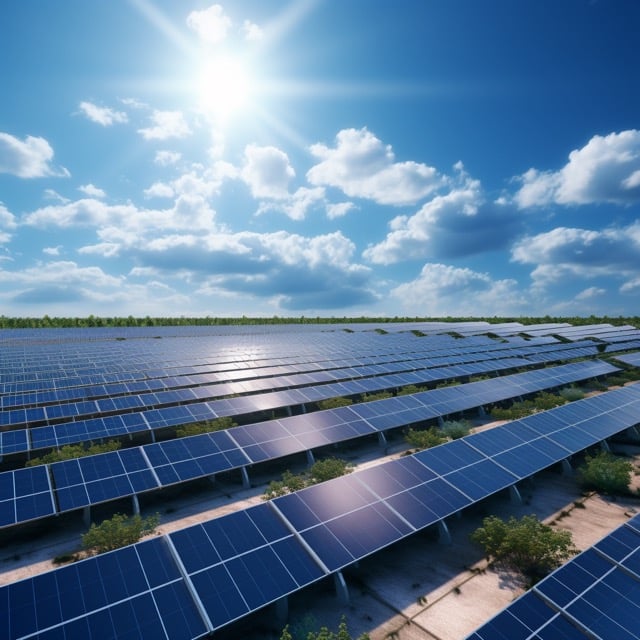 panneau solaire au sol panneau solaire au sol