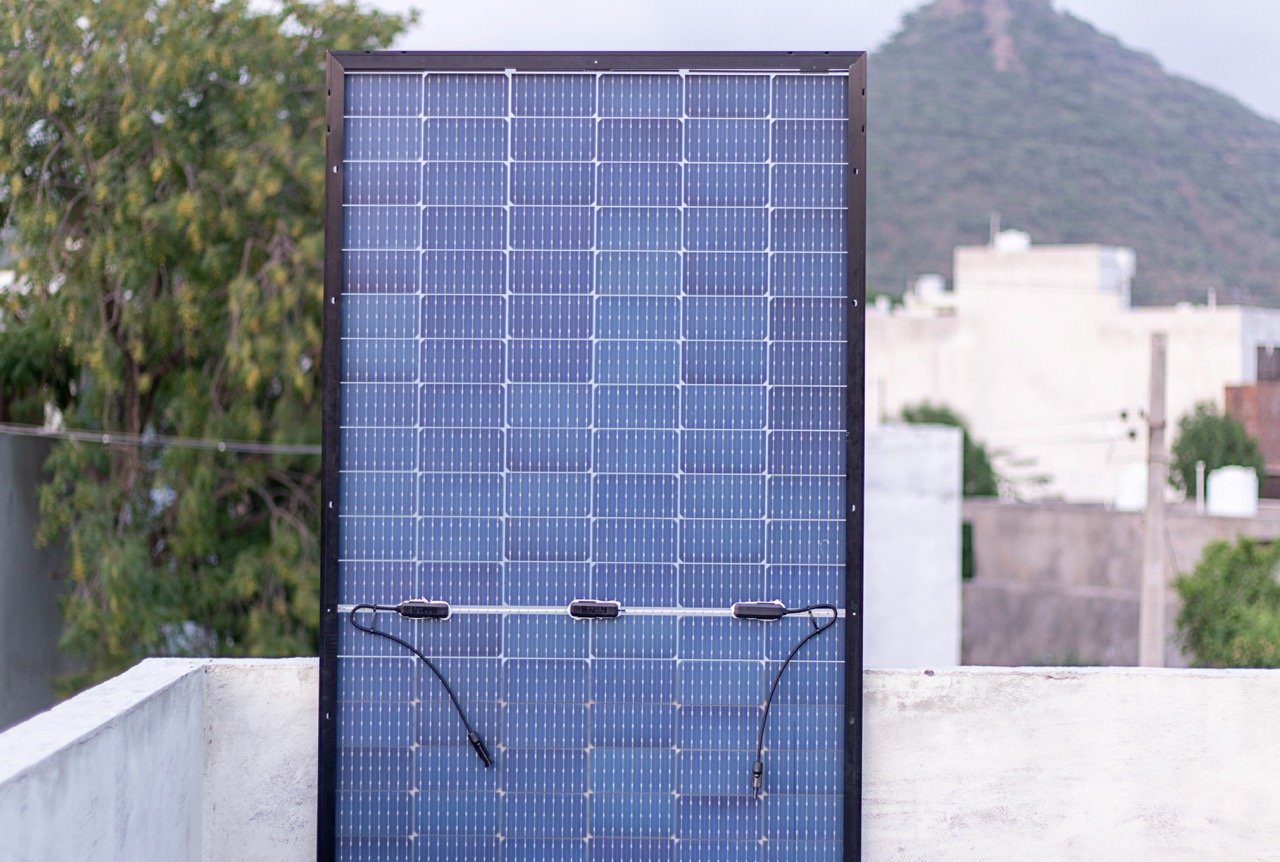 panneau solaire bifacial